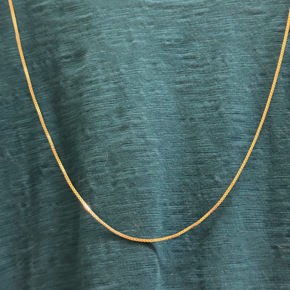 BOX CHAIN STERLING SILVER 30"